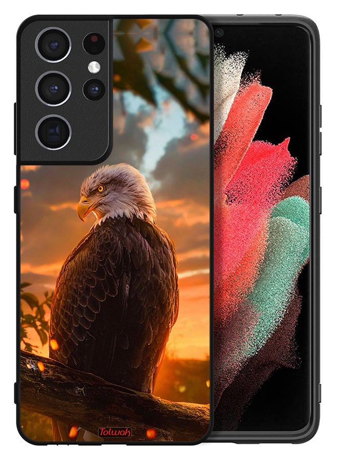 Tolwak Samsung Galaxy S21 Ultra 5G Protective Case Cover Eagle - Image 2