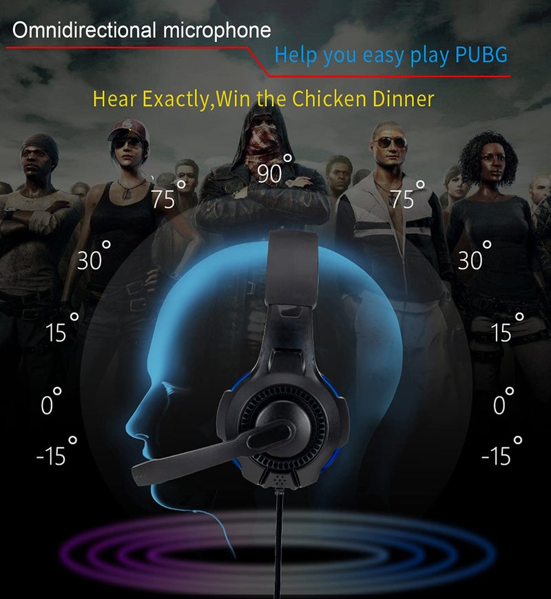 Megadream One Ear Gaming Headset for PS5/PS4/Xbox Series S/Xbox Series X, Wired Online Game Unilateral Headset, 50mm Drivers|Detachable Mic|3.5mm Headphone Jack for Switch Lite, Xbox One, Laptop/Phone - Image 4