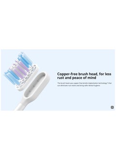Xiaomi Xiaomi Smart Electric Toothbrush T501 Replacement Heads (White Pro) 2-Pack -White  - Image 4