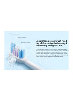 Xiaomi Xiaomi Smart Electric Toothbrush T501 Replacement Heads (White Pro) 2-Pack -White  - Image 5