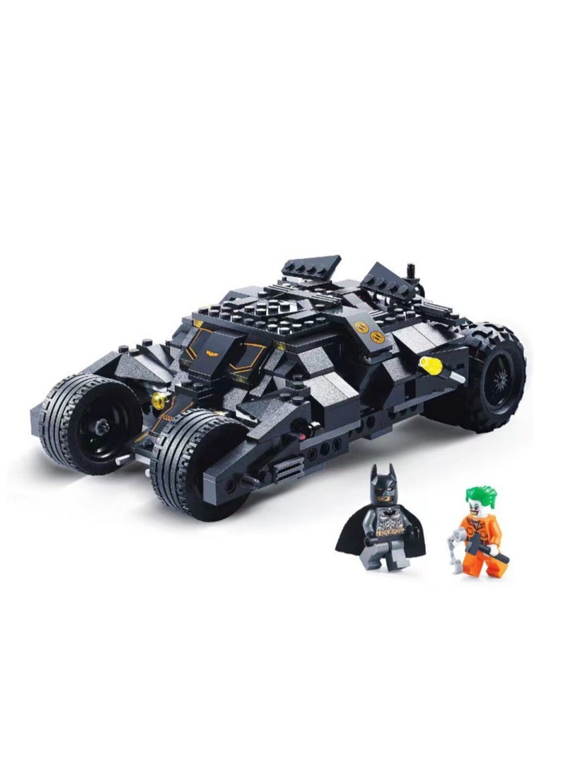 General Marvel Batman Hero Movie Bat Chariot Model Minifigure Children's Educational Assembly Building Block Toy  - Image 1