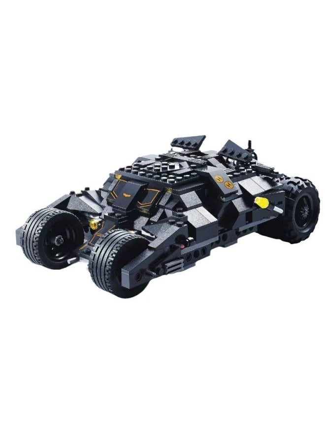 General Marvel Batman Hero Movie Bat Chariot Model Minifigure Children's Educational Assembly Building Block Toy  - Image 2