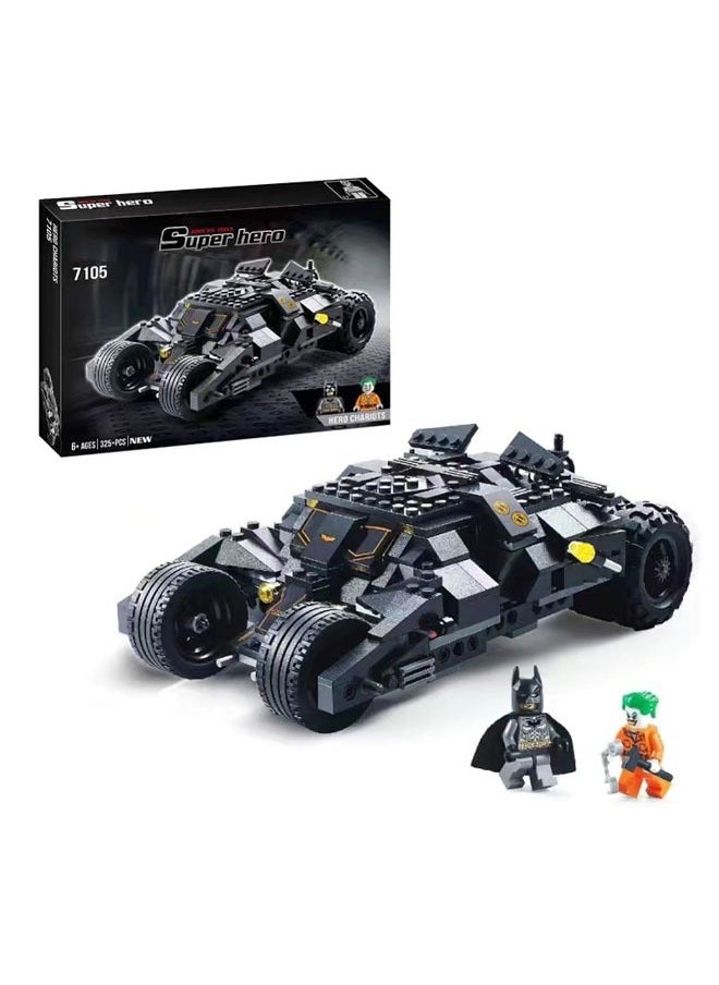 General Marvel Batman Hero Movie Bat Chariot Model Minifigure Children's Educational Assembly Building Block Toy  - Image 3