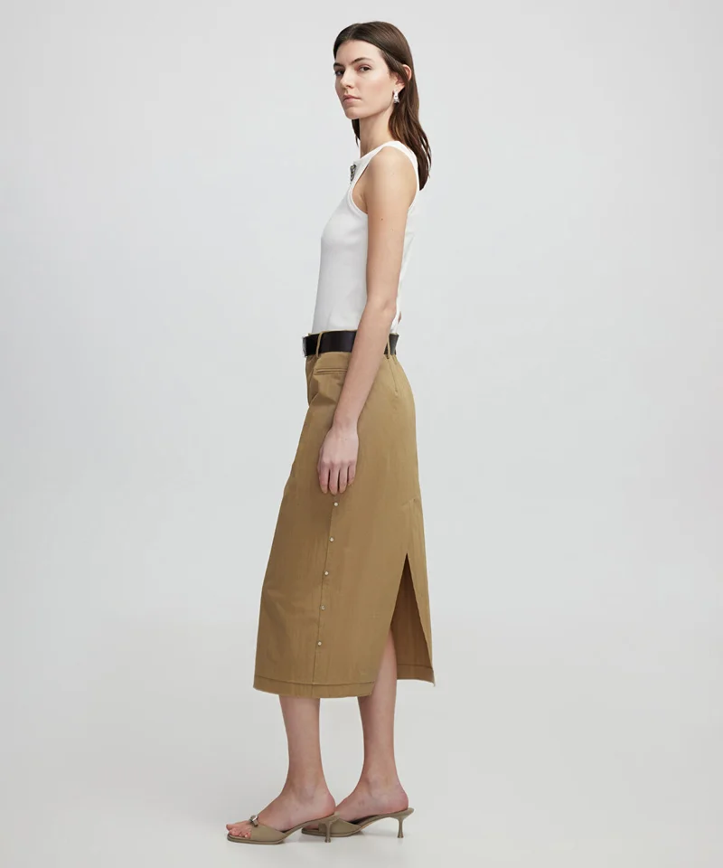 ابيكول Rivet Embellished Skirt