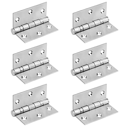 MOUNTAIN_ARK 6 Pack 3" x 3" Square Door Hinges, Stainless Steel Butt Hinges, Ball Bearing, Load 100 lbs - Image 5