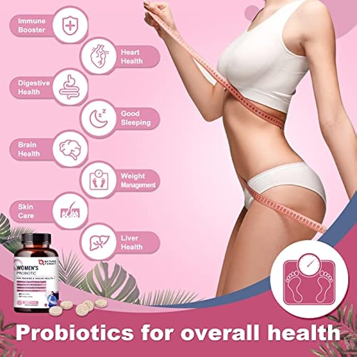 NATURE TARGET Probiotics-for-Women with Prebiotics, Cranberry and D-Mannose, 60-Billion-CFUs, Women's Probiotic for Digestive Health/Gut Health/Immune Booster - Image 5