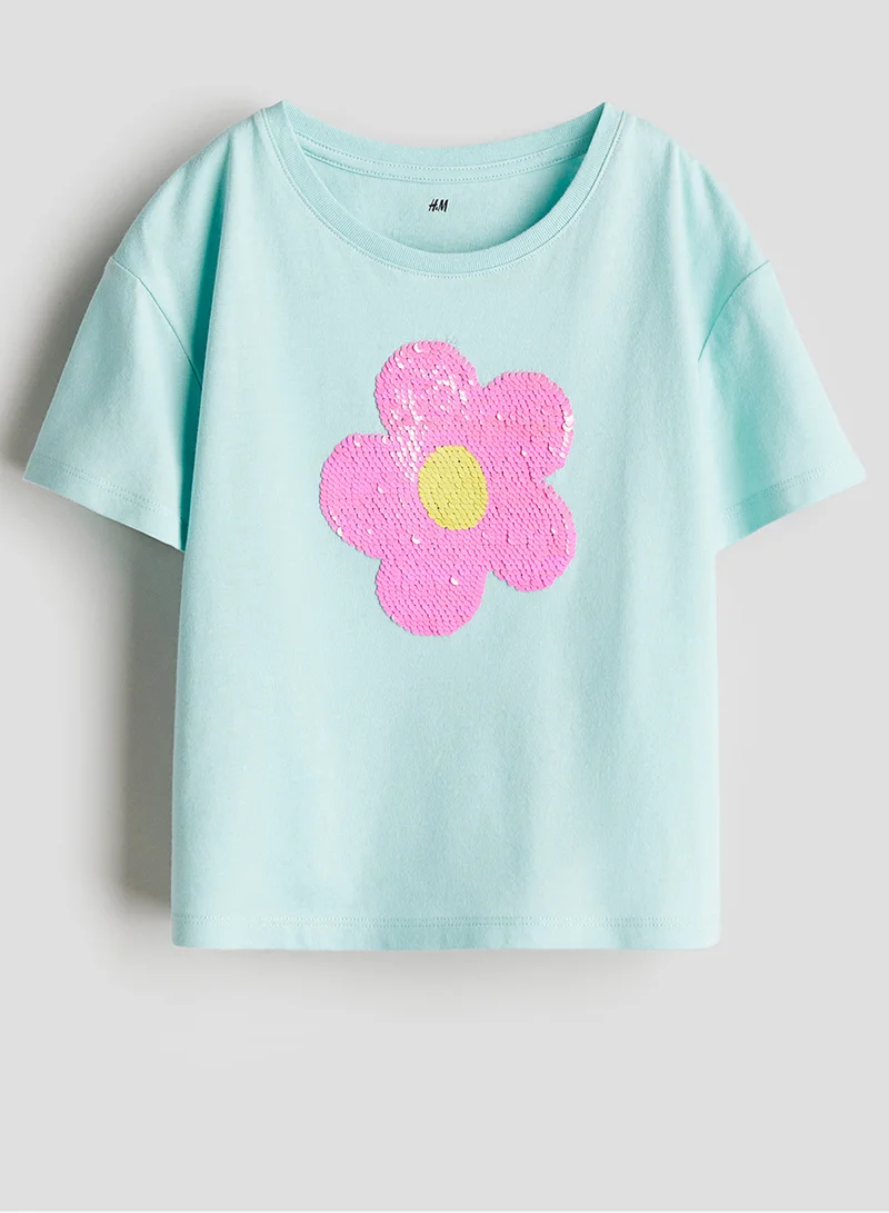 اتش اند ام Motif-Detail T-Shirt