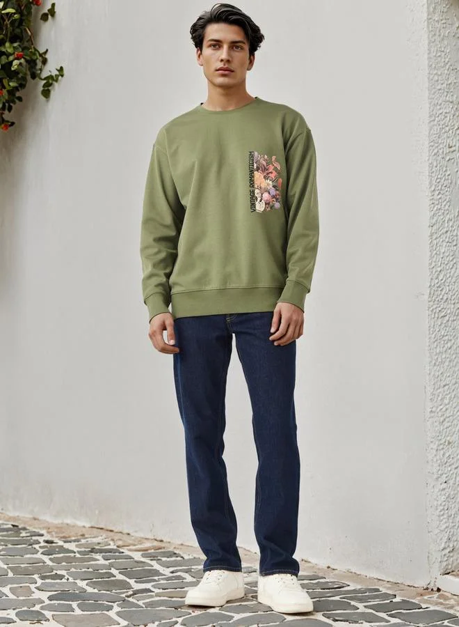 SP Characters Graphic Print Sweatshirt