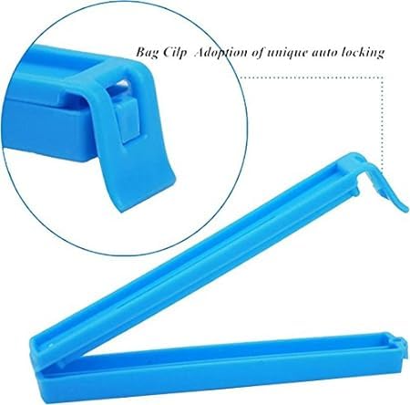 Fivanio 3 Different Size Plastic Food Snack Bag Pouch Clip Sealer LargeMediumSmall Plastic Snack Seal Sealing Bag Clips Vacuum Sealer Multicolor18pcs  - Image 2