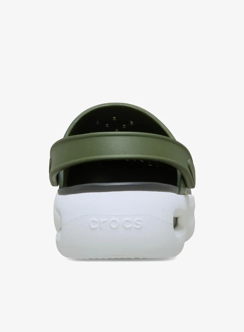 crocs Army Green Casual In Motion Micro Geo Clogs for Men | Best Price UAE