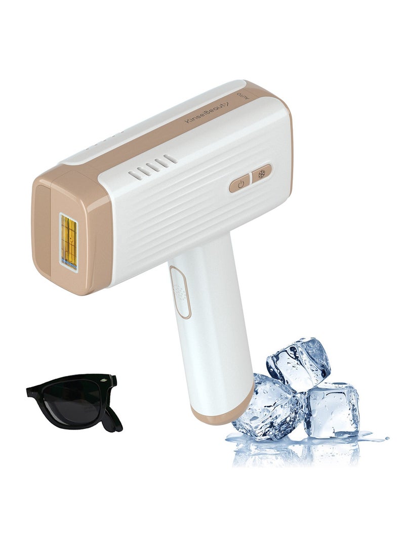 iMESA E3 IPL Painless Hair Removal Device With Cooling Function, 500000 Flashes, 5 Energy Levels, Permanent Painless Epilators For Facial Armpit Leg Arm Bikini Line Body (1* - Image 1
