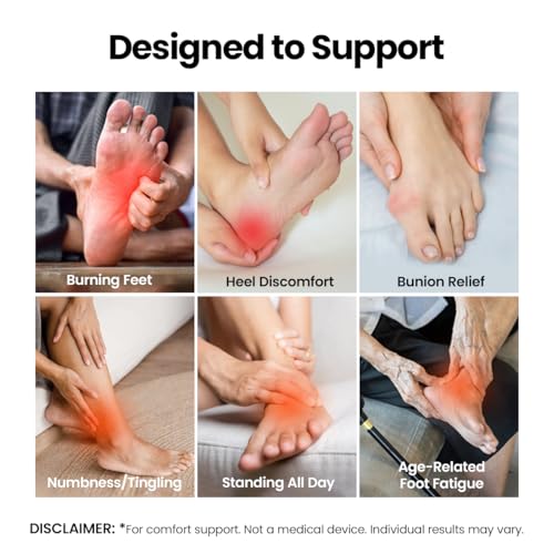 DIRTS Original Foot Alignment 5-Toe Separator Orthopedic Cotton Socks for Women & Men – Bunion Corrector & Plantar Fasciitis Support(Black, M) - Image 4