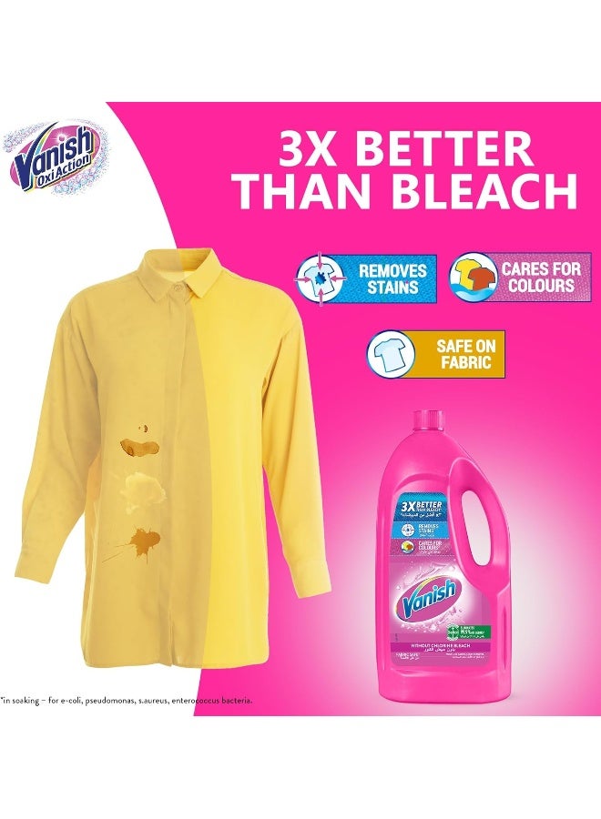 Vanish Liquid Fabric Stain Remover 1L for Coloured & Whites + 1L free for White clothes - Image 4