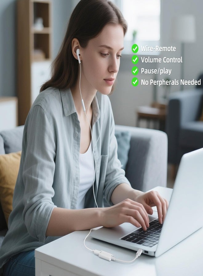 Vcddom USB C to Lightning Audio Adapter, USB Type C Male to Female Lightning Headphone Audio Adapter Compatible with iPhone 17/17 Pro/16/16 Pro Max, iPad Pro, iPad Air 6/5, Galaxy S25/S24 (No Charge) - Image 4