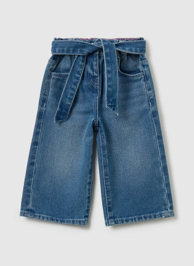 Ovs Wide-leg jeans with belt