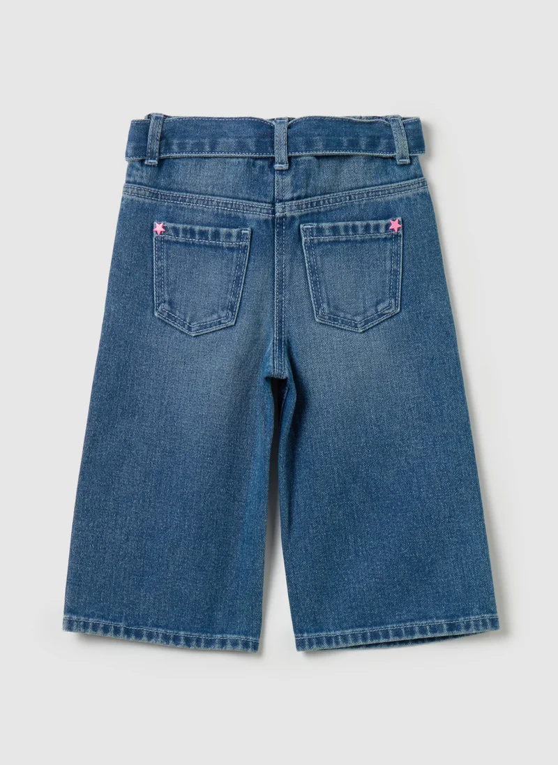 Ovs Wide-leg jeans with belt