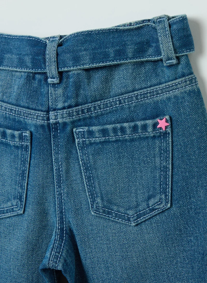 Ovs Wide-leg jeans with belt