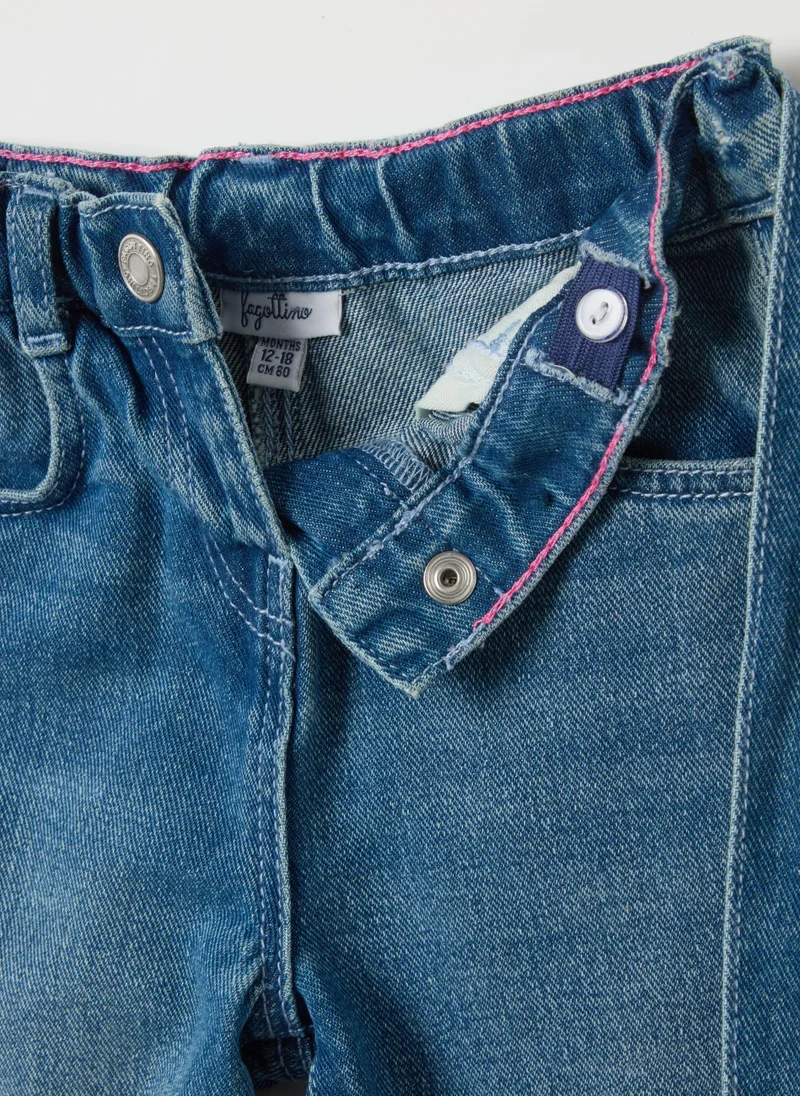 Ovs Wide-leg jeans with belt