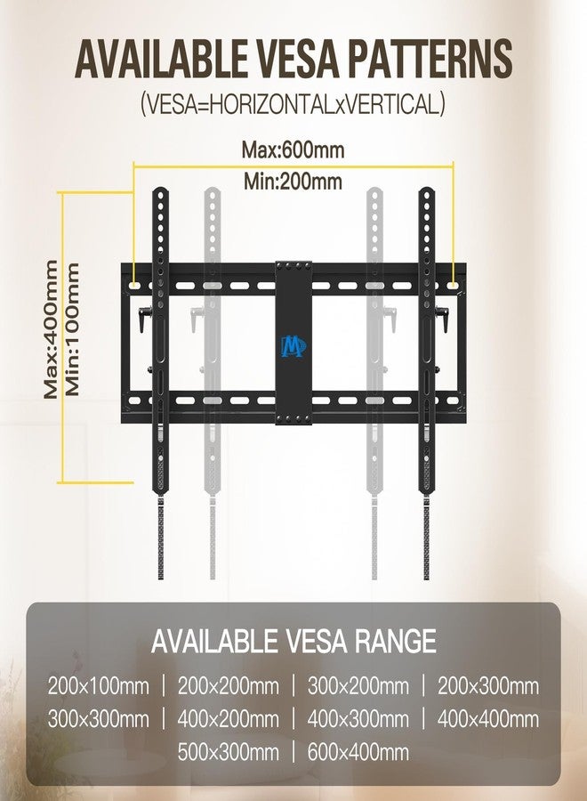 Mounting Dream UL Listed Advanced Tilt TV Wall Mount for Most 42-90 Inch TVs, TV Bracket with Full Tilt Extension up to 7", Fits 16", 18", 24" Studs, Max VESA 600x400mm and 120LBS MD2104 - Image 5