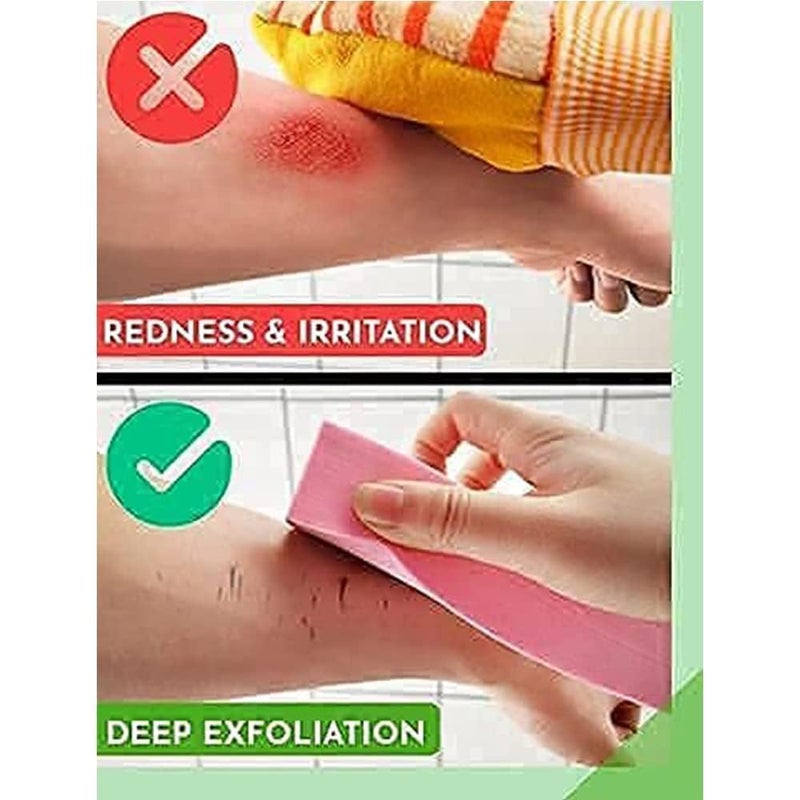 ZIKKIT Ultra Soft Exfoliating Asian Bath For Shower Japanese Spa Cellulite Massager Dead Skin Remover For Body Face Scrubber for  - Image 5