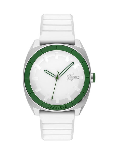 Men's Analog Round Shape Silicone Wrist Watch 2011258 - 43 Mm