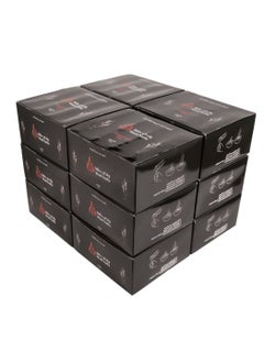 Charcoal incense, fast ignition, set of 12 boxes, Wadi Halfa, size 33, regular size