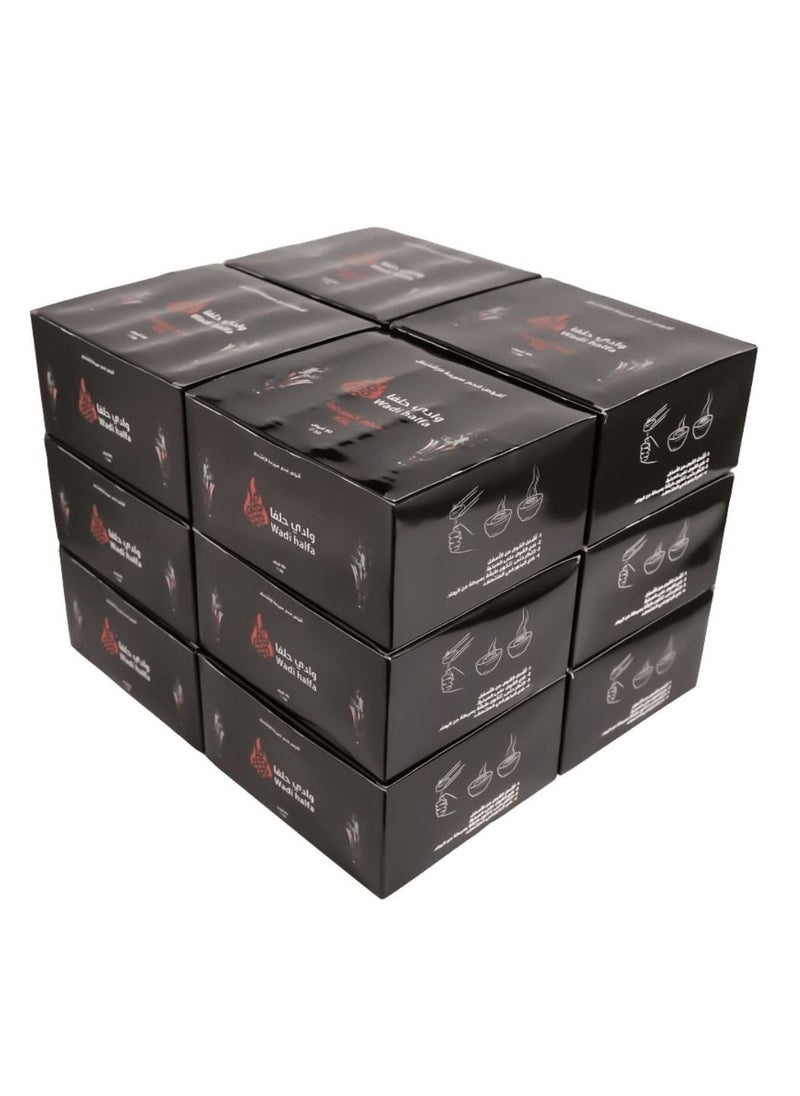 Wadi halfa - Charcoal incense, fast ignition, set of 12 boxes, Wadi Halfa, size 33, regular size - Image 1