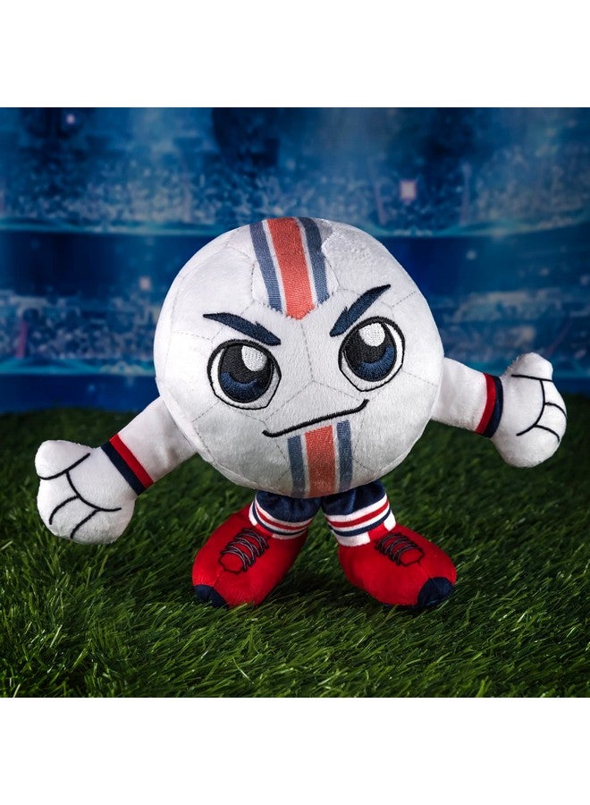 بليتشر كرييتشرز كرة قدم كوريتشا من بليتشر كريتشرز يو إس سوكر مقاس 8 بوصات - قطيفة ناعمة مستوحاة من تشيبي - Image 2