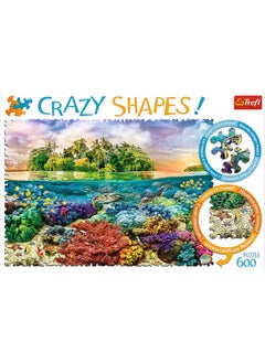 Trefl Red 600 Piece Crazy Shapes Tropical Island  - Image 4