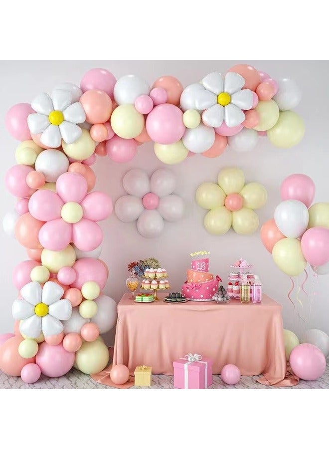 116-pcs Macaron color Latex Decorative Balloon Arch Garland Set - Perfect for Graduation Baby Shower Wedding Birthday Bachelorette Party Backdrop Decoration - Suitable for Indoor and Outdoor