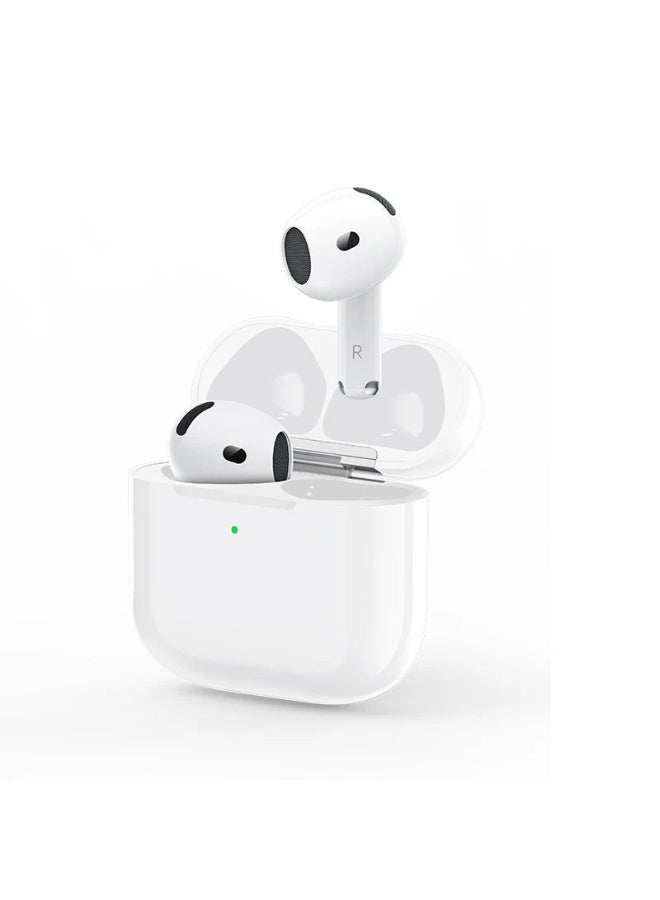 ريتشي ريشي AirPods Pro G600C Pro – سماعات أذن لاسلكية TWS مع إلغاء الضوضاء النشط (ANC)، ووضع الشفافية، وبلوتوث 5.3، وشحن سلكي ولاسلكي، وعمر بطارية طويل – أبيض - Image 1