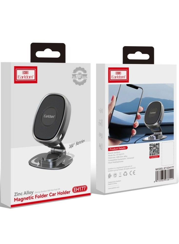 JAJEEK Magnetic Phone Holder – Universal, Black, Strong Magnetic Grip for Secure Smartphone Mounting in Cars - Image 2