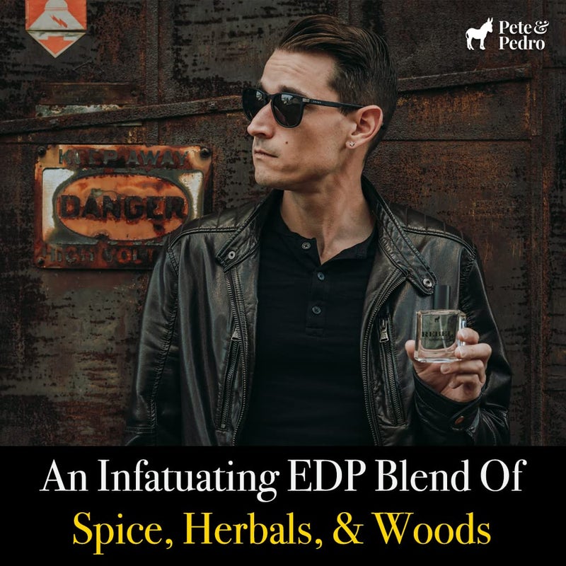 Pete & Pedro REBEL - Eau De Parfum | Inspired By Creed Aventus For Men - Citrus, Spice and Musk with Lasting Woody Notes | Men's Cologne & Fragrance | As Seen on Shark Tank, 1.7 oz. - Image 2