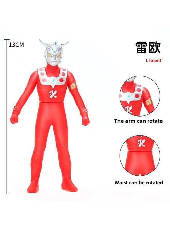 13CM Ultraman Soft Plastic Tiga Style Maltos Galaxy Zero Tiga Superman Children's Hot Toys Wholesale-Color:62, Rayou - Image 1