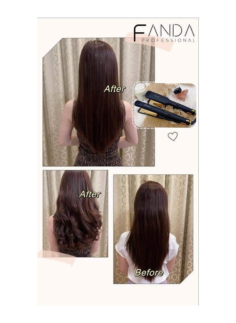 Fanda Hair Straightener 4cm (White） - Image 4