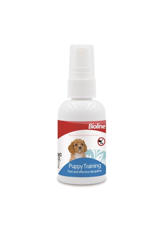 BIOLINE  Pheromone Based Puppy Training Spray 50 ml - Image 1