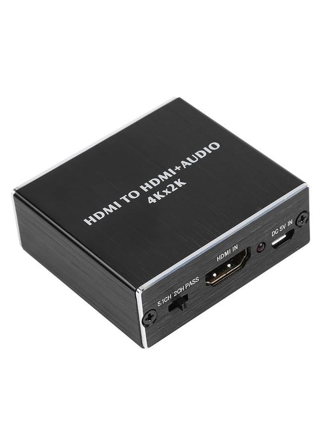 4K*2K HDMI Audio Splitter Extractor Converter HDMI to HDMI+SPDIF+3.5mm Audio Output