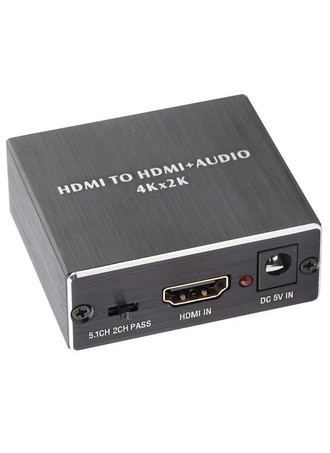 4K*2K HDMI Audio Splitter Extractor Converter HDMI to HDMI+SPDIF+3.5mm Audio Output