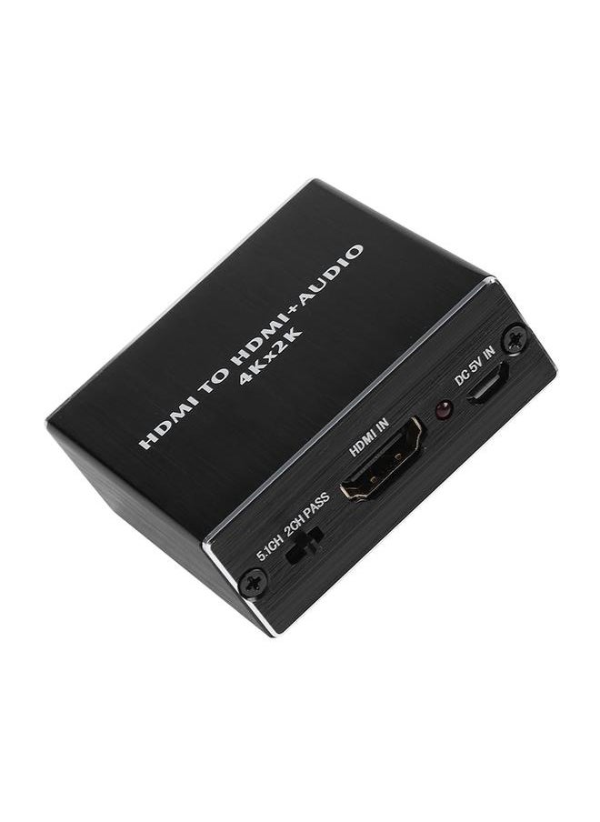 4K*2K HDMI Audio Splitter Extractor Converter HDMI to HDMI+SPDIF+3.5mm Audio Output