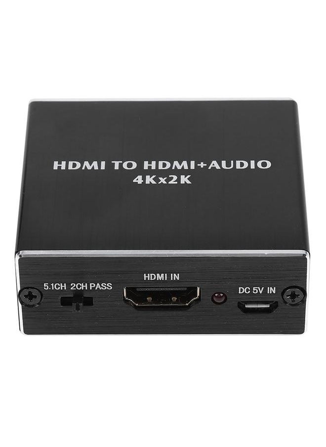 4K*2K HDMI Audio Splitter Extractor Converter HDMI to HDMI+SPDIF+3.5mm Audio Output