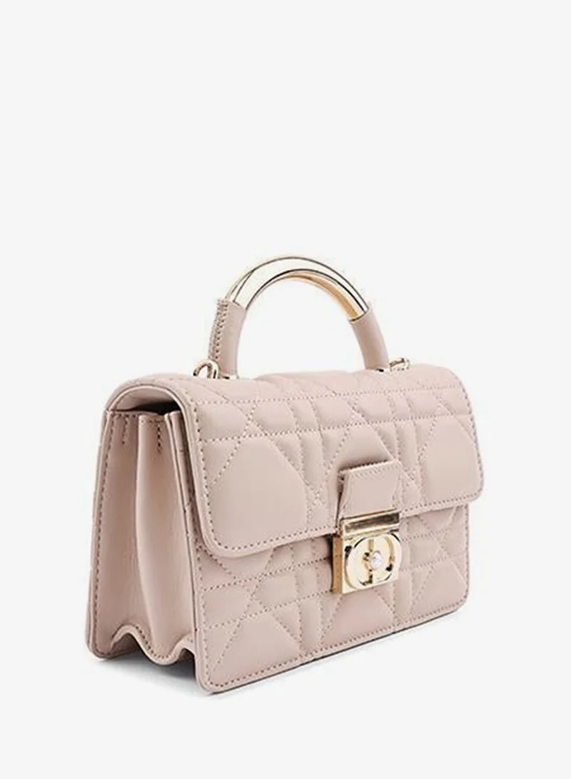 Cuple Cuple Textured Zip Shoulder Bag