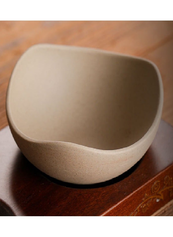 3 مقصورة وعاء خزفي ثخين مع صينية خشبية، وعاء حلوى، طبق مكسرات، أواني خدمة، مناسبة للمطاعم والفنادق والمقاهي والمنازل - Image 3