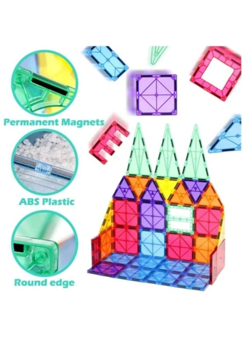 100pcs Magnetic Building Blocks Kids Magnetic Building Blocks Set 3D Building Educational Toys for Kids  - Image 2