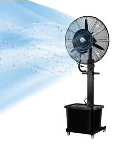 30 Inch Industrial Misting Fan, Stand Atomizing Fan, Heavy Duty Water Mist Fan,3 Cooling Speeds,42L Tank,Water Spray, Cooler Fan for Outdoor, Indoor, Garden, Warehouse Factory