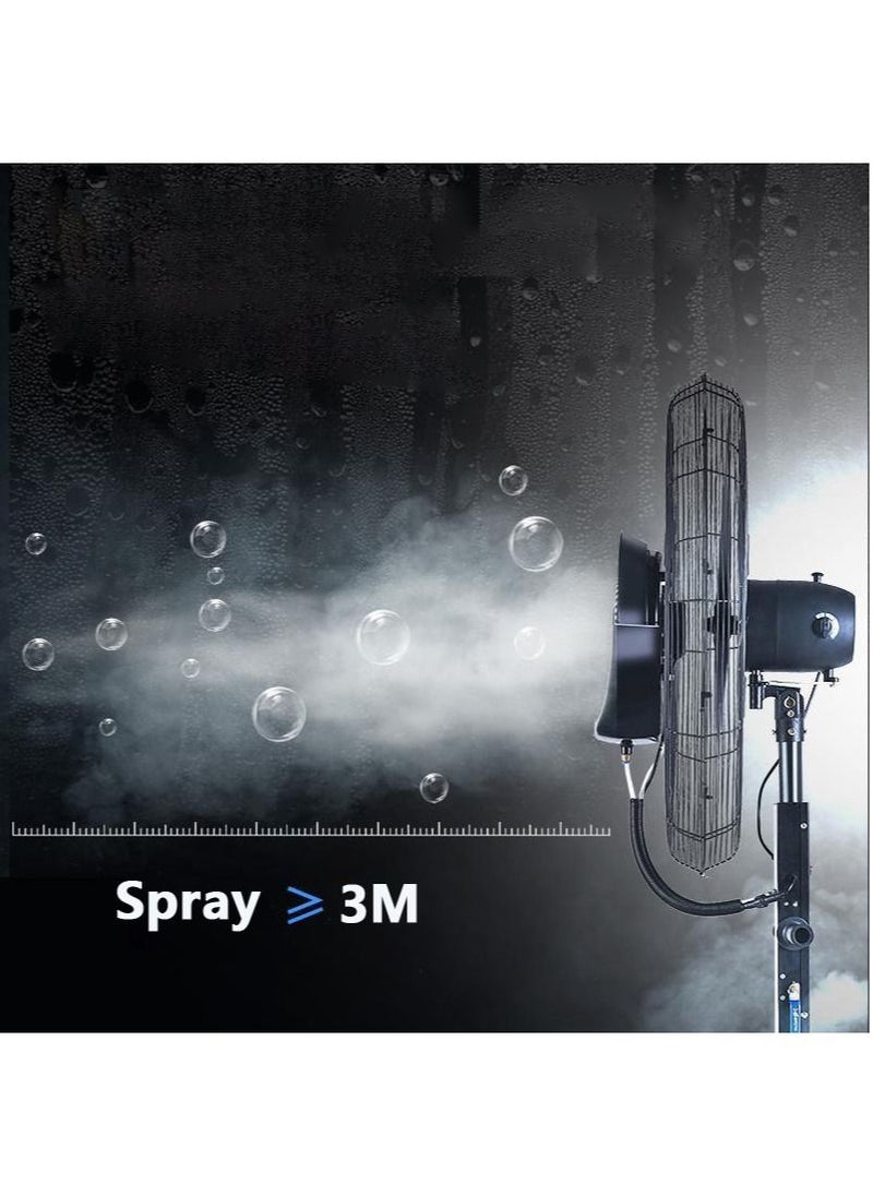 SUNRISE - 30 Inch Industrial Misting Fan, Stand Atomizing Fan, Heavy Duty Water Mist Fan,3 Cooling Speeds,42L Tank,Water Spray, Cooler Fan for Outdoor, Indoor, Garden, Warehouse Factory - Image 1
