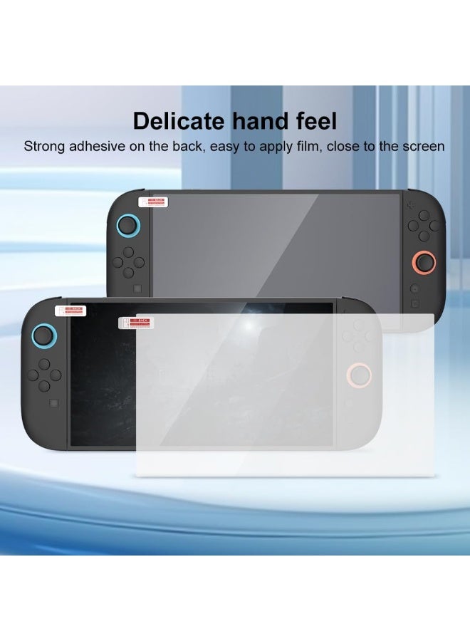 RISLG حماية شاشة زجاجية مقسّاة لجهاز RISLG Switch 2، حماية زجاجية مقسّاة مضادة لبصمات الأصابع لجهاز Switch 2 - Image 3