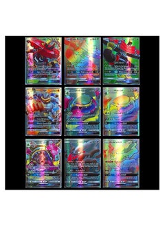 Pokemon 100pcs Cards Vmax Assorted Cards TCG Card Packs Ultra Rare Shiny Collection Cards Set 95 GX+5 Mega cards No Duplicates Card for Kids Including Deck Box Best Gift for Collectors  - Image 5