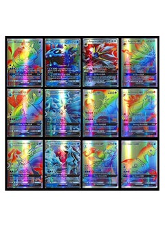 Pokemon 100pcs Cards Vmax Assorted Cards TCG Card Packs Ultra Rare Shiny Collection Cards Set 95 GX+5 Mega cards No Duplicates Card for Kids Including Deck Box Best Gift for Collectors  - Image 2