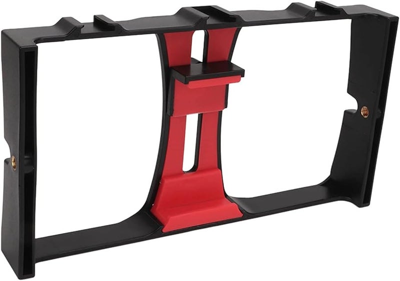 Red Portable Smartphone Video Stabilizer Rig For Livestreaming And Vlogging - Image 2