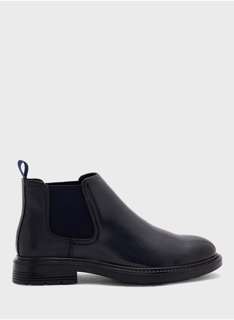 Robert Wood Textured Formal Chelsea Boots  - Image 1
